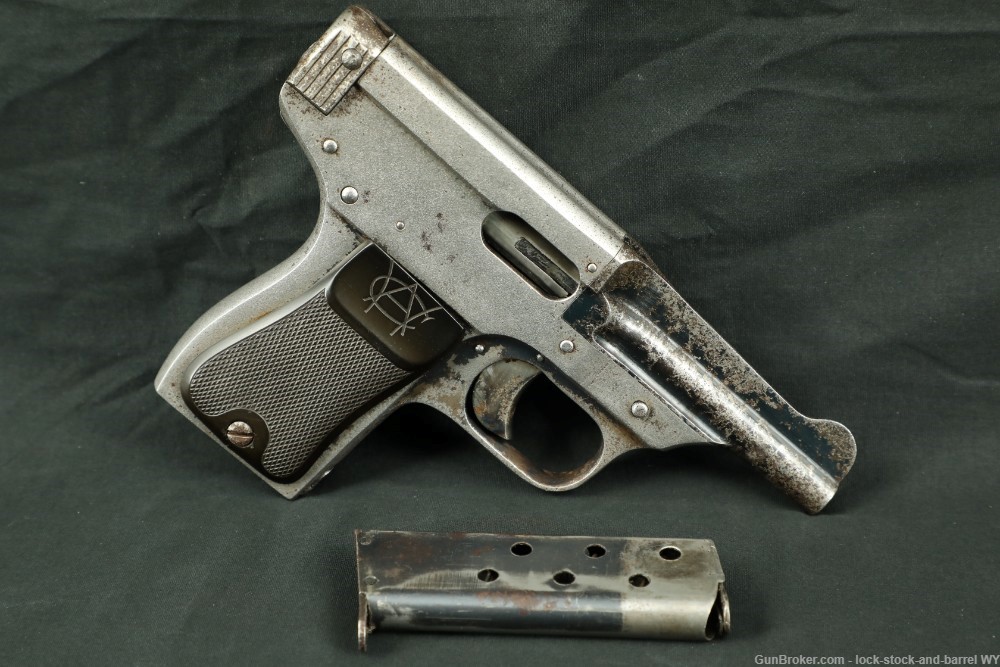 Davis-Warner Arms Corp. Infallible .32 ACP Semi-Auto Pistol, 1917-1921 C&R-img-2