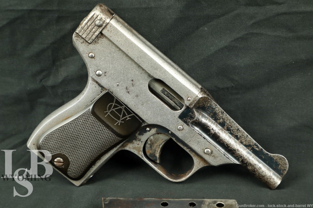Davis-Warner Arms Corp. Infallible .32 ACP Semi-Auto Pistol, 1917-1921 C&R-img-0