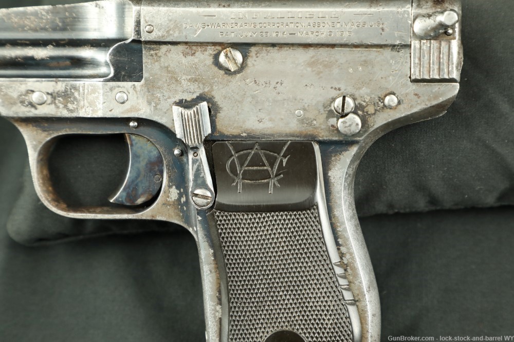 Davis-Warner Arms Corp. Infallible .32 ACP Semi-Auto Pistol, 1917-1921 C&R-img-13