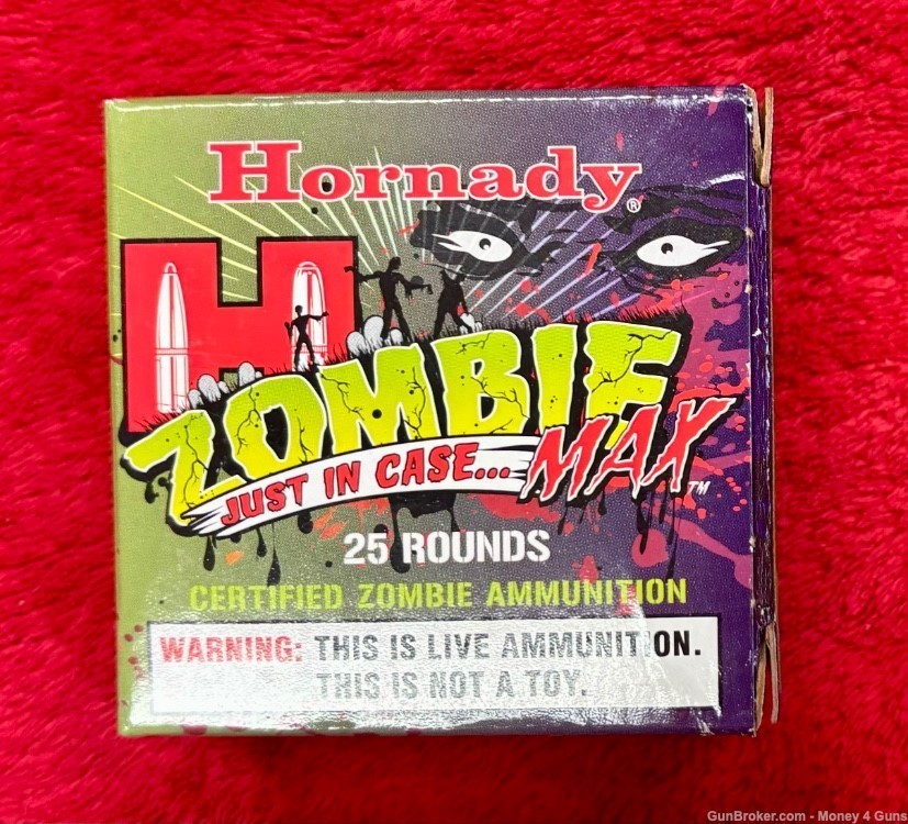 Hornady Zombie Max 9mm Defense Ammo Rare!-img-0