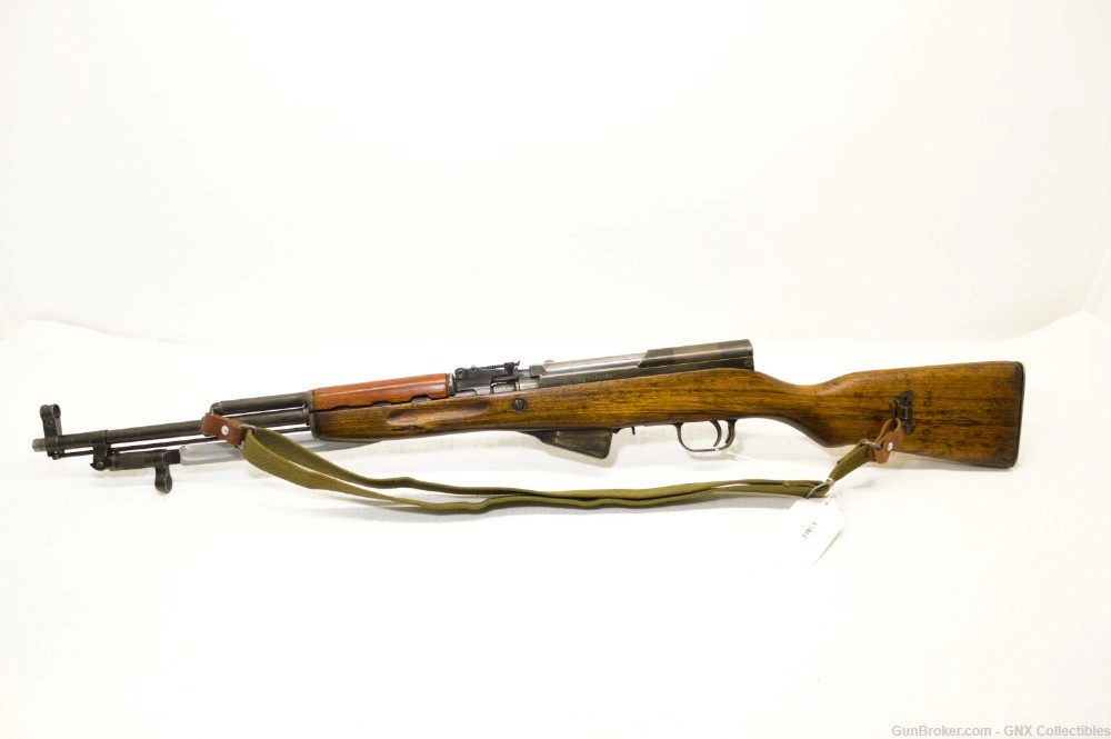 SHARP Early 1962 Chinese SKS w/ Early Milled Parts and Blade Bayonet -img-1