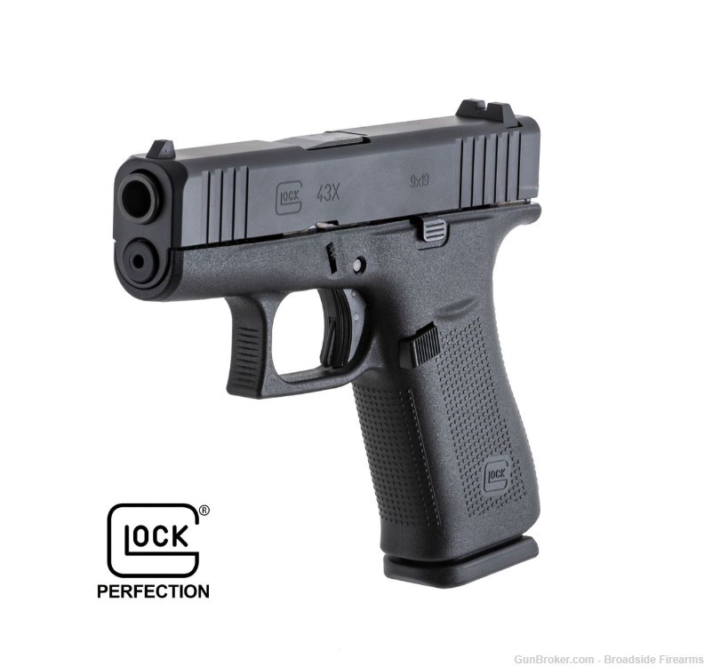 Glock 43X 9mm Subcompact Black NIB-img-0