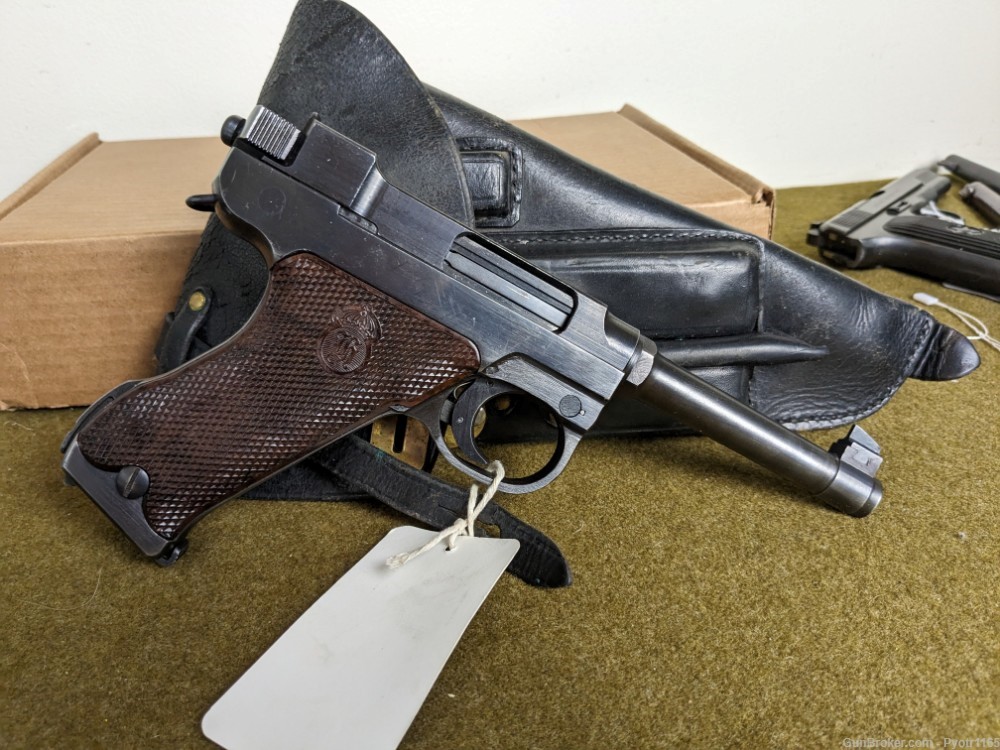 Swedish Husqvarna M/40 9mm w/ holster, 3 mags-img-0
