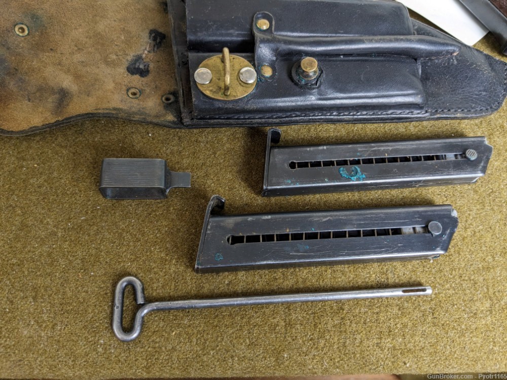 Swedish Husqvarna M/40 9mm w/ holster, 3 mags-img-24