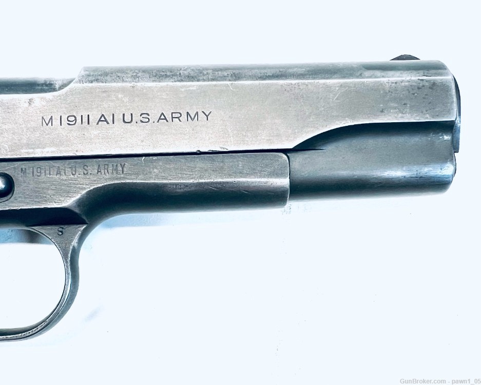 Colt M1911 A1 U.S. Army 45 ACP (1943) W/Holster 1/Mag-img-5