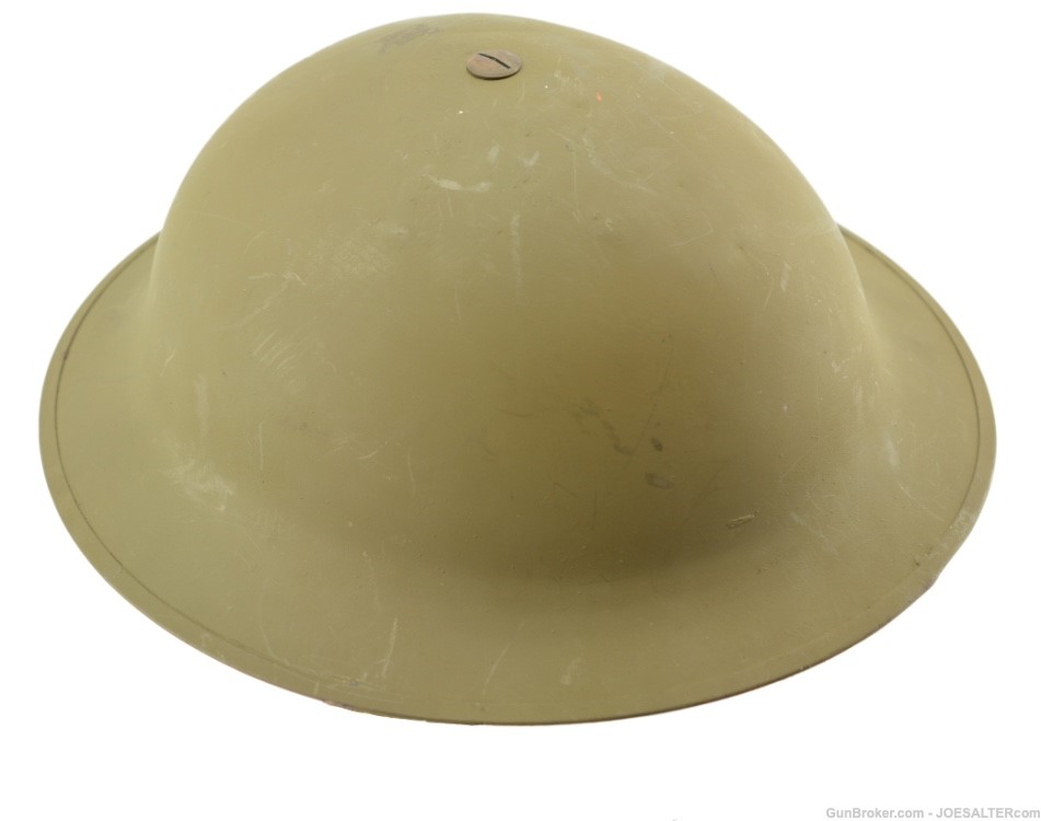 WWII Canadian Mk2 Helmet G.S.W. 1942 Dated-img-0