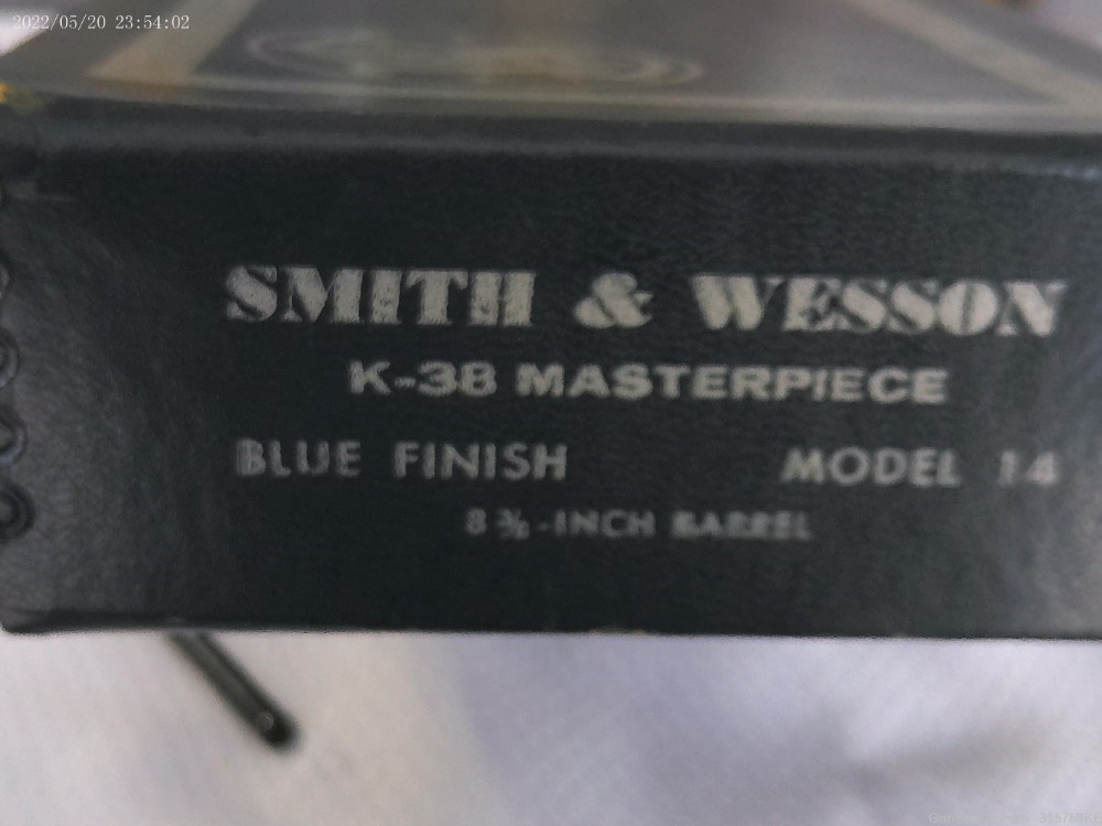 Smith & Wesson Model 14-3 Target Masterpiece, .38 Special, 8 3/8" Barrel-img-36