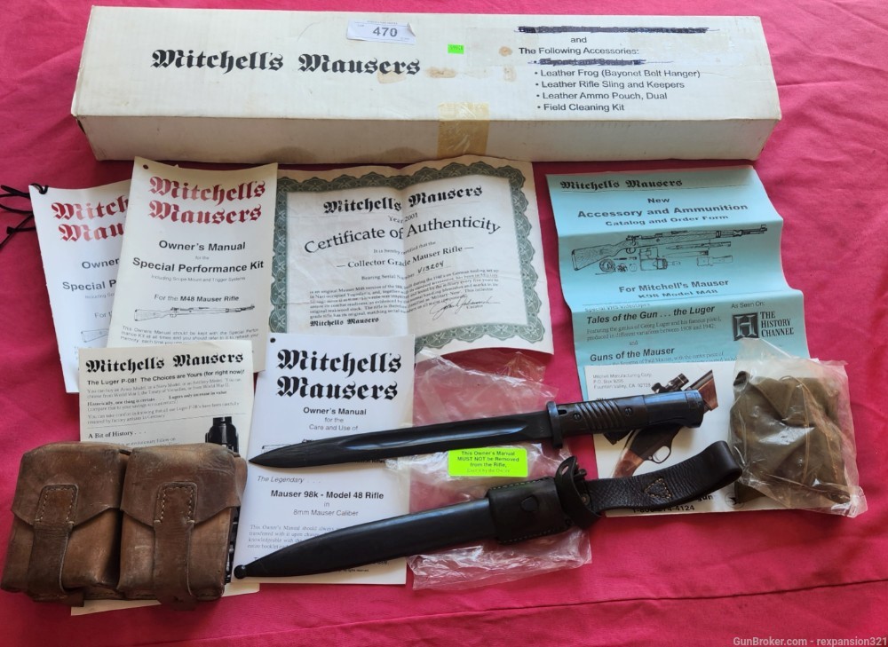 Rare Mitchell's Mausers M48 factory Accessories kit-img-0