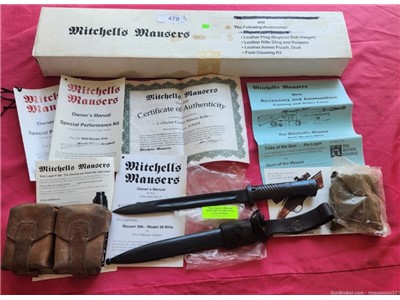 Rare Mitchell's Mausers M48 factory Accessories kit