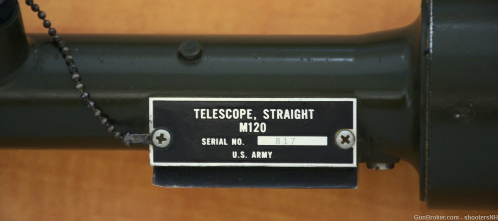 Excellent U.S. M120 Telescopic Sight M139 Cannon M114 PC Cased Boresighter-img-4