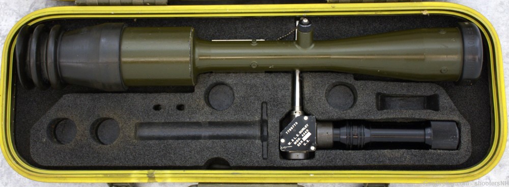 Excellent U.S. M120 Telescopic Sight M139 Cannon M114 PC Cased Boresighter-img-0