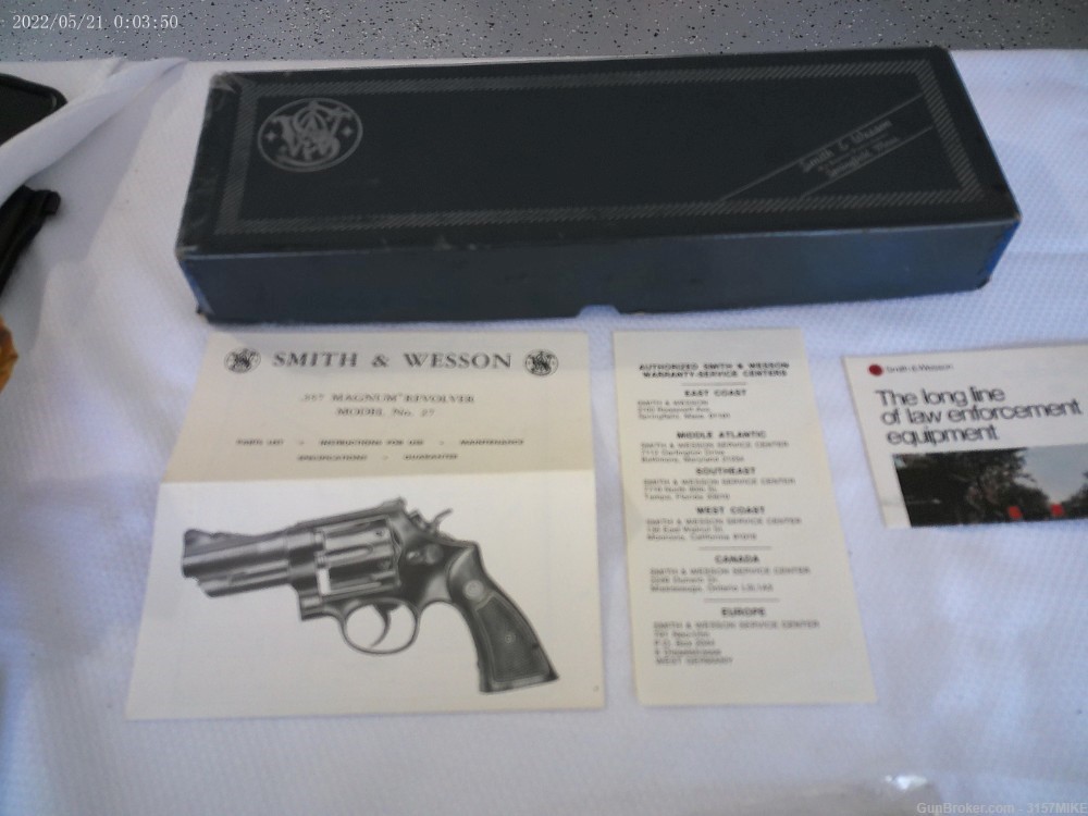 Smith & Wesson Model 27-2, .357 Magnum, 8 3/8" Barrel-img-41