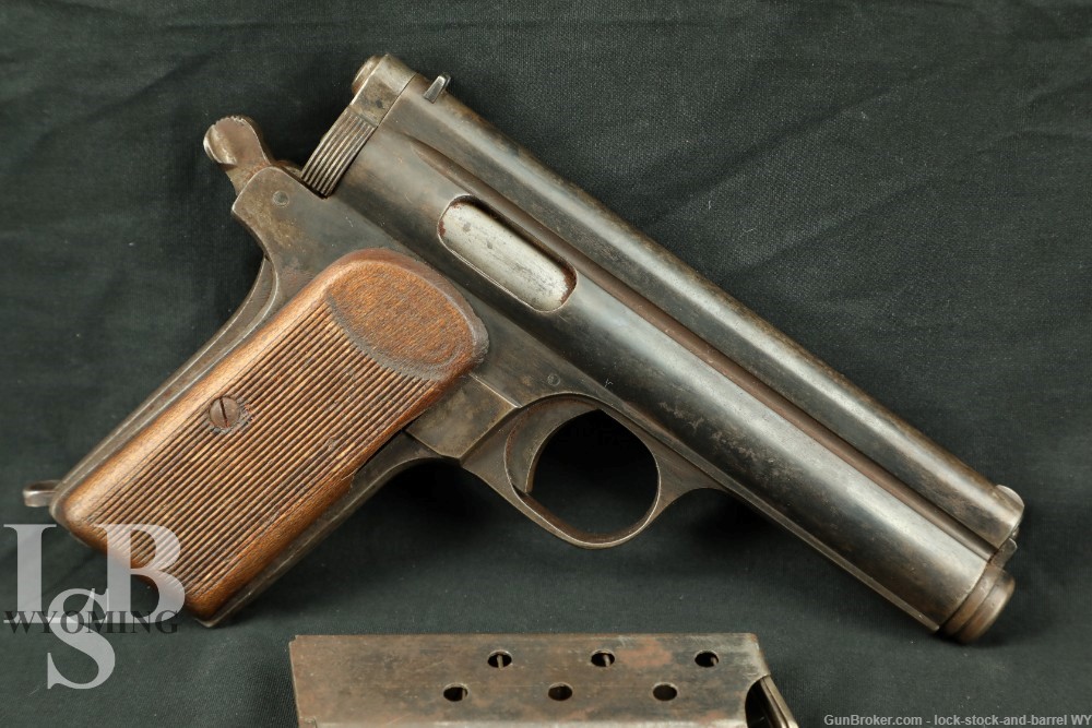 F.E.G. Hungarian Frommer Stop 7.65mm/.32 ACP Semi-Automatic Pistol 1921 C&R-img-0