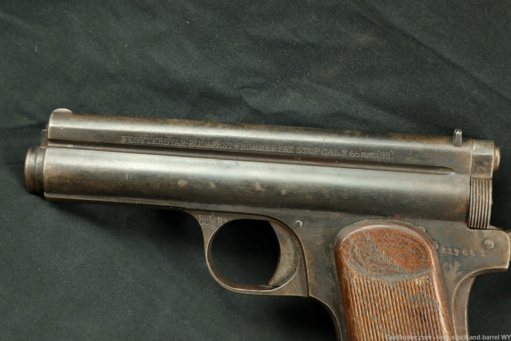 F.E.G. Hungarian Frommer Stop 7.65mm/.32 ACP Semi-Automatic Pistol 1921 C&R-img-6
