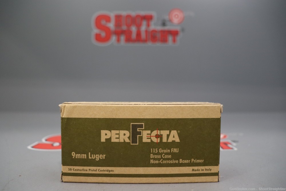Lot o' 100-rounds TulAmmo Perfecta 9mm Luger 115gr FMJ Ammunition-img-1