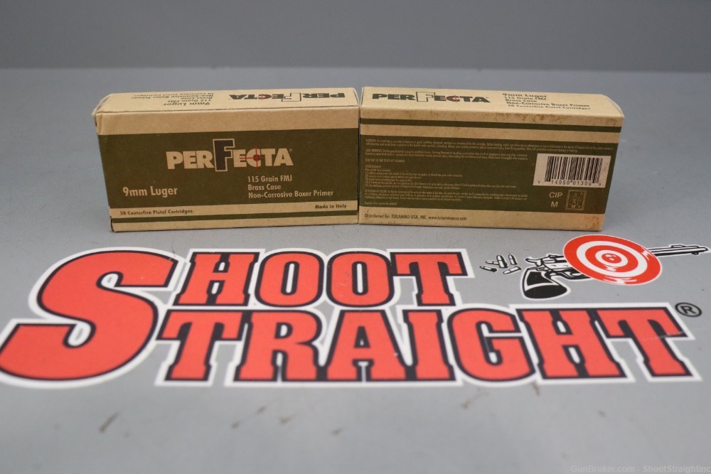 Lot o' 100-rounds TulAmmo Perfecta 9mm Luger 115gr FMJ Ammunition-img-0