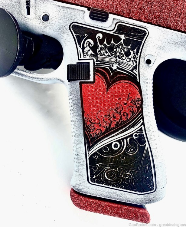 Glock 43X Queen of Hearts 9 mm semi auto-img-3