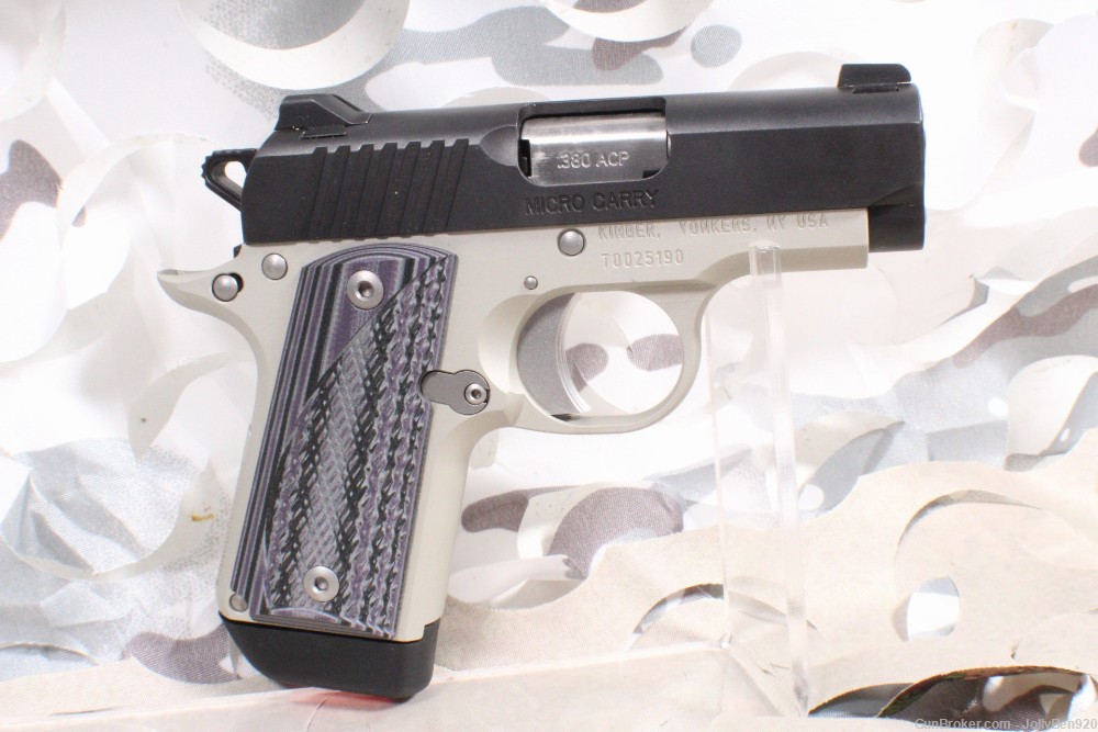 Kimber Micro Carry Advocate 380 Auto with Purple G10 Grips-img-1