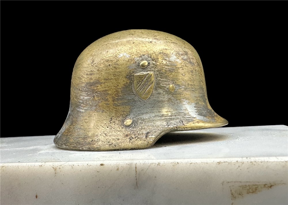 WW2 German NSKK Eagle Helmet desk trophy ornament WWII sa nsdap motorcycle-img-11
