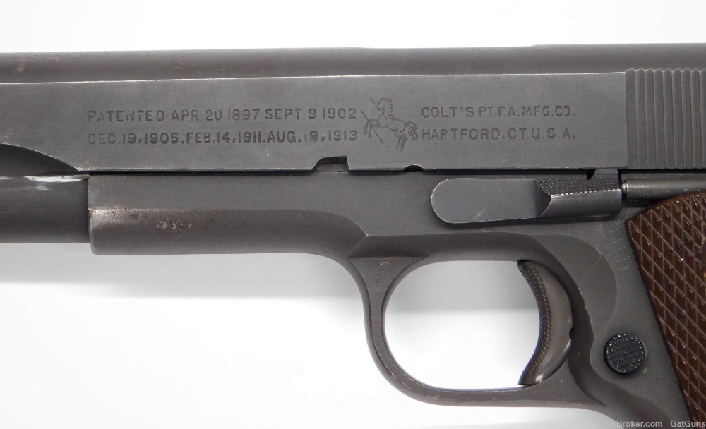 Colt M1911A1 U.S. ARMY, MFD 1943, .45 ACP-img-6