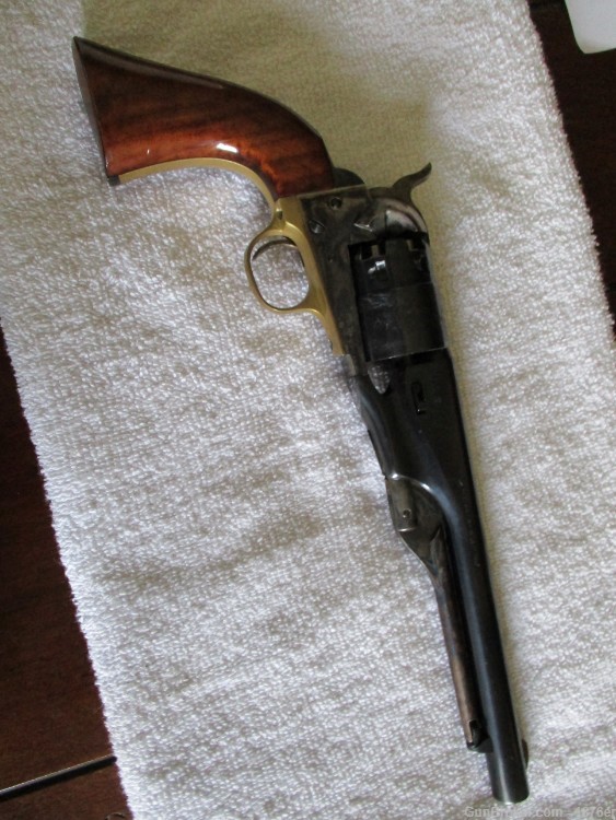 Pietta Colt 1860 Army Model 44 Caliber Black Powder Percussion Revolver-img-0