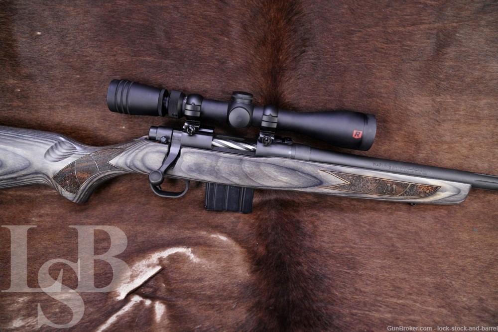 Mossberg MVP 5.56mm NATO 18.5" Fluted Barrel Bolt Action Matte Black Rifle-img-0