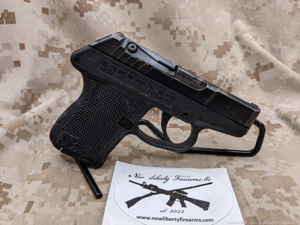 KelTec P3AT DAO Pistol, USED 1-6rd Mag Good Condition Pocket Pistol .380ACP-img-0
