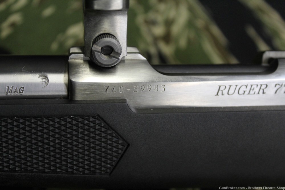 Ruger M77/357 Stainless 357 Mag Ruger Scope Bases 2014 MFG Excellent Shape-img-4