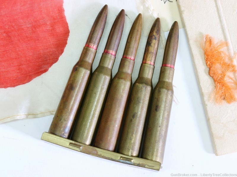 Japanese Soldiers Lot 6.5 Ammunition Sake Bowls Cigarettes Post Cards-img-4