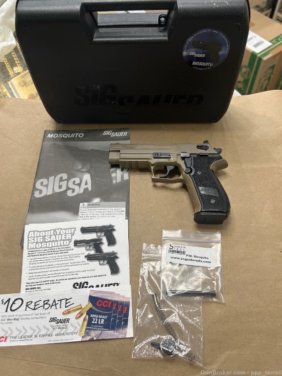Sig Sauer Mosquito 22lr tan color-img-0