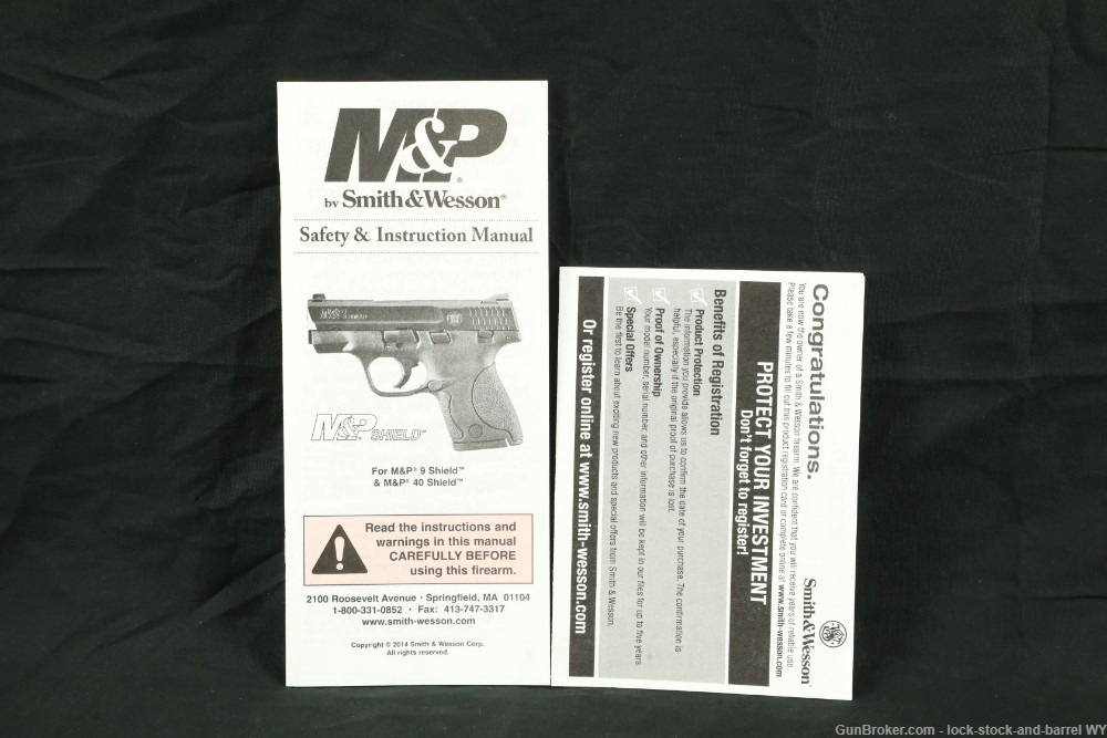 Smith & Wesson M&P 9 Shield 9mm 3” Semi-Auto Pistol w/ Original Box-img-32
