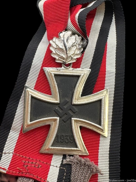 WW2 German Knights Cross with Oak Leaves medal WWII “800” KC badge uniform -img-0