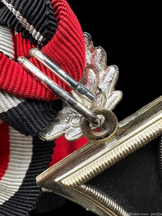 WW2 German Knights Cross with Oak Leaves medal WWII “800” KC badge uniform -img-5