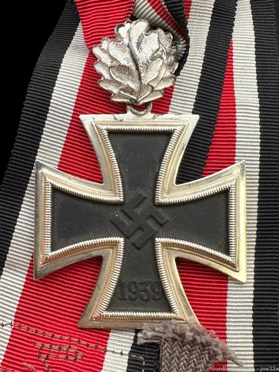 WW2 German Knights Cross with Oak Leaves medal WWII “800” KC badge uniform -img-7