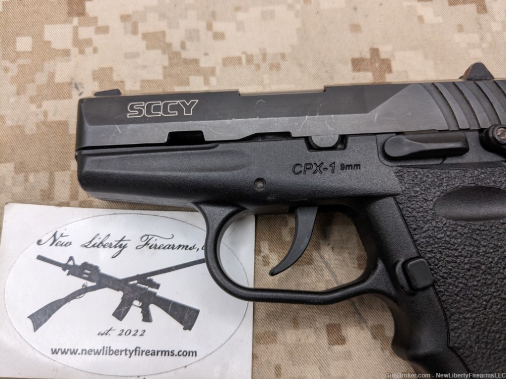 SCCY Industries CPX-1 9MM DAO Pistol, USED 1-10rd Mag Good Condition-img-11