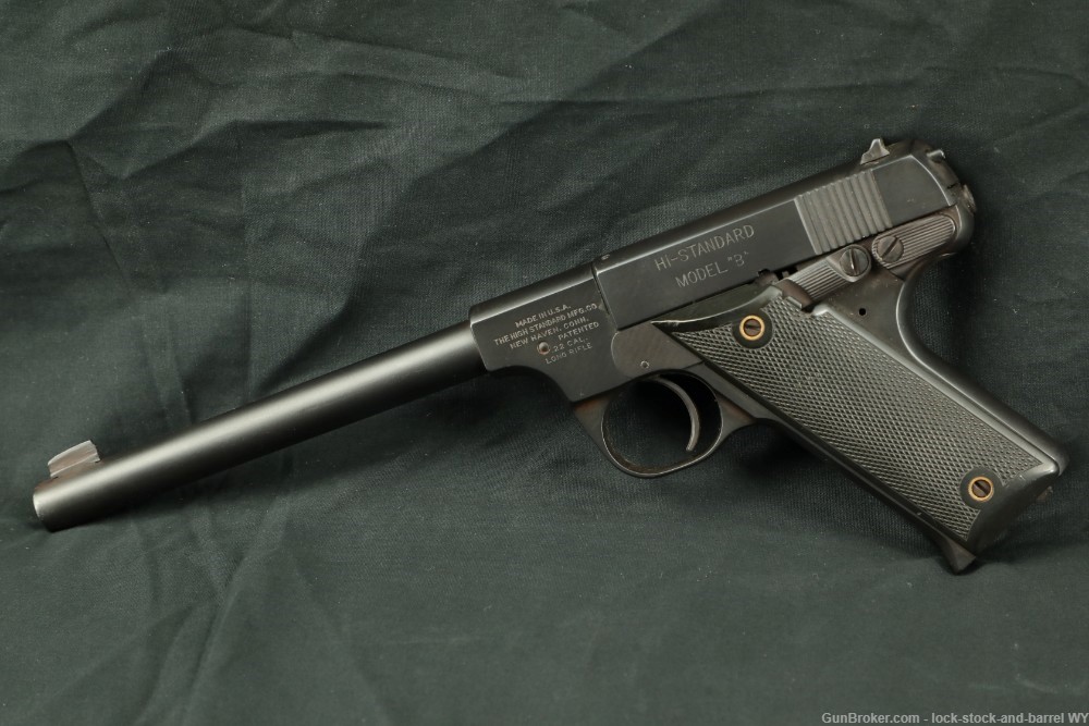 High Standard New Haven 6 3/4" Model "B" .22 LR Semi-Auto Pistol, 1937 C&R-img-5