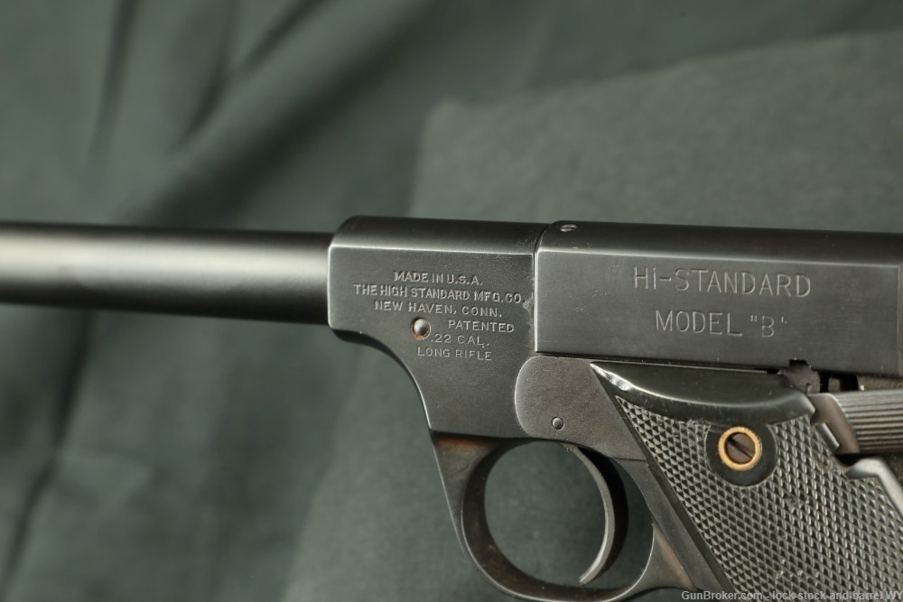 High Standard New Haven 6 3/4" Model "B" .22 LR Semi-Auto Pistol, 1937 C&R-img-16