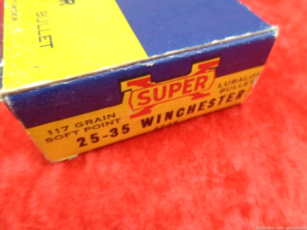 2 Box Winchester Super X 25-35 Win 40rds 117gr Ammo Boxes Ammunition Rifle -img-4