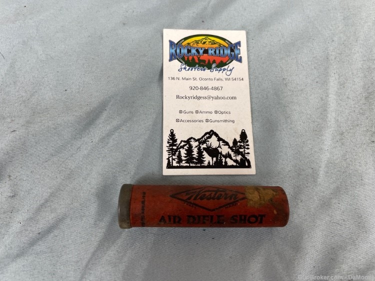 Antique Western (Winchester) Air Rifle Shot Tube / Shell NEAT! -img-0