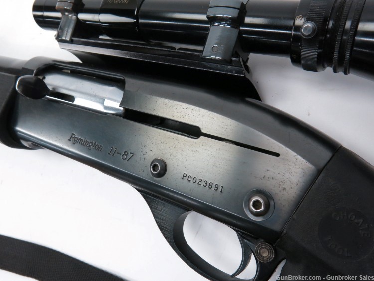 Remington 11-87 LEFT Handed 12GA 21" Semi-Auto Shotgun w/ Scope & Sling-img-13