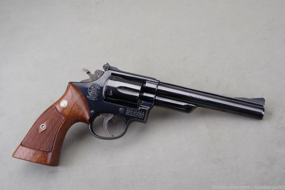 1961 Smith & Wesson Model 53 Jet .22 Magnum 5 3/4'' Blue NIB-img-14