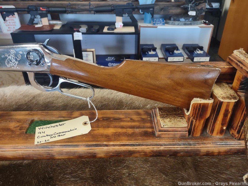 PERFECT WINCHESTER COWBOY COMMEMORATIVE CARBINE  30/30  1970-img-7