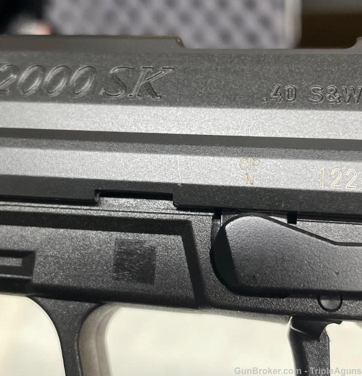 H&K Heckler & Koch P2000SK 40S&W 9rd night sights CA LEGAL 81000060-img-14