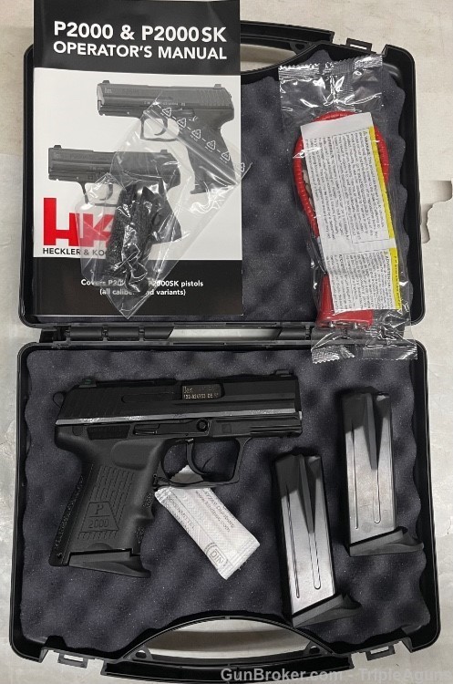 H&K Heckler & Koch P2000SK 40S&W 9rd night sights CA LEGAL 81000060-img-15