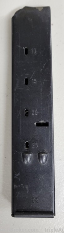 South African UZI 9mm 25rd magazine used -img-0