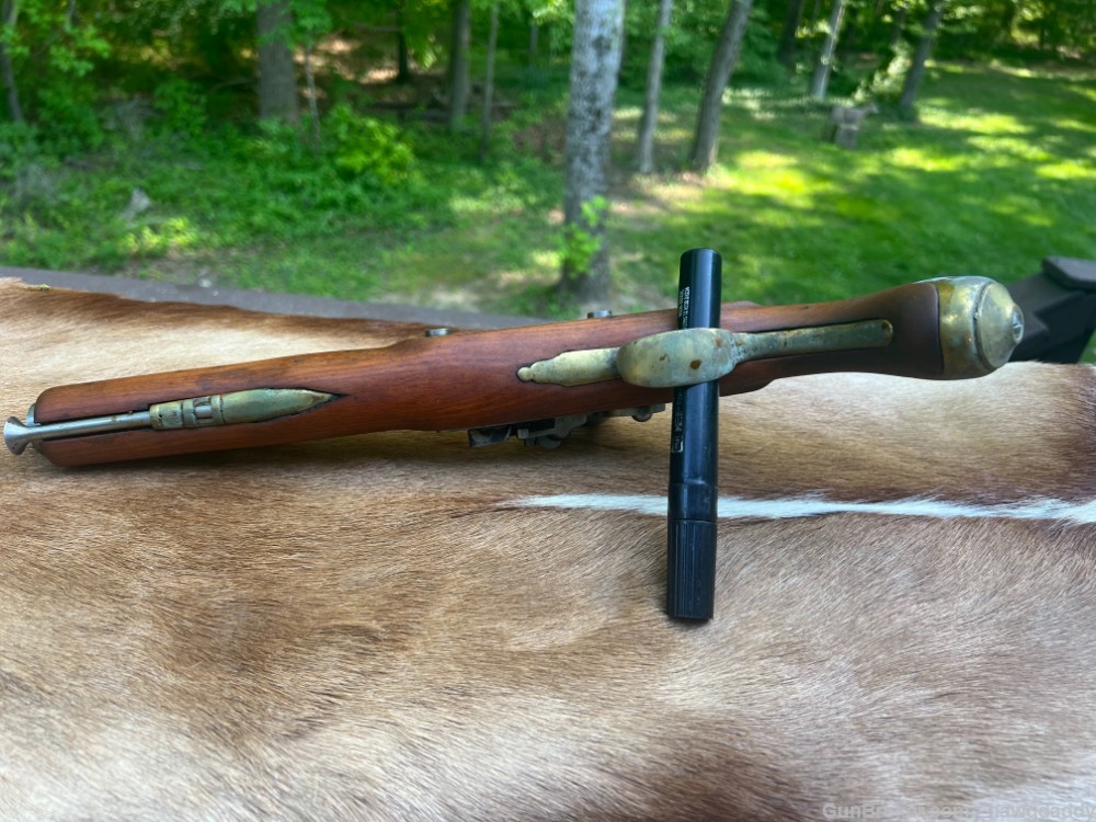 Brown Bess Flintlock Pistol by Miroku 69 caliber NIB Rare find -img-7