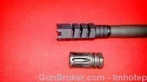 Flash Hider 1/2X28 Pistol Or Rifle .22 Or .223 -img-1