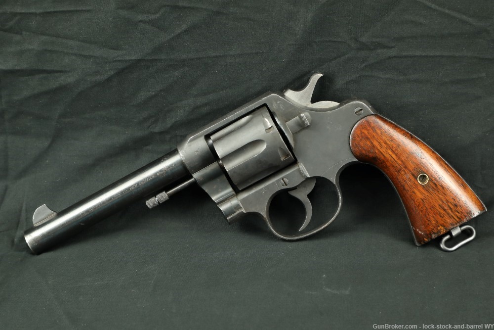Colt British Empire New Service .455 Eley Double Action Revolver, 1915 C&R-img-5