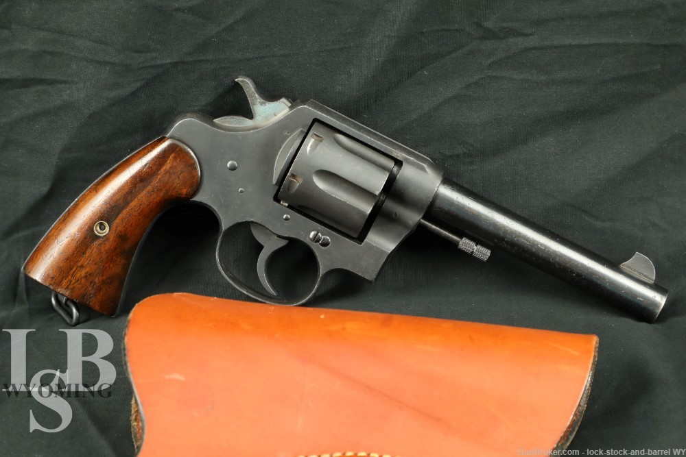 Colt British Empire New Service .455 Eley Double Action Revolver, 1915 C&R-img-0