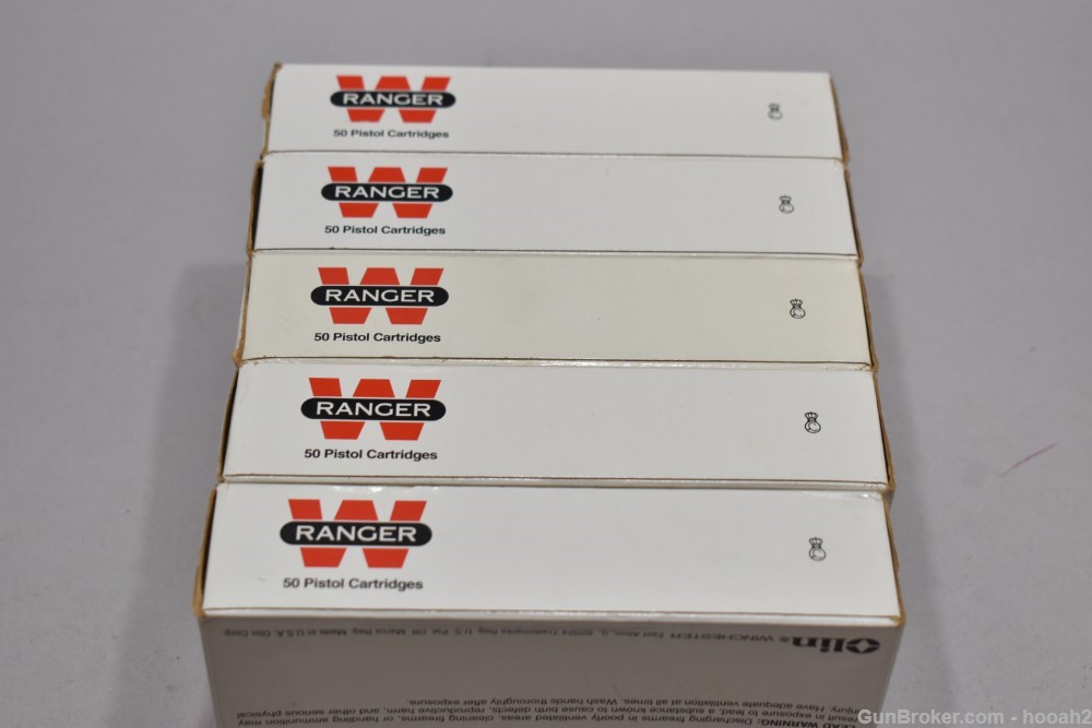 5 Boxes 220 Rds Winchester Ranger SXT Controlled Expansion 45 ACP 230 G SXT-img-4